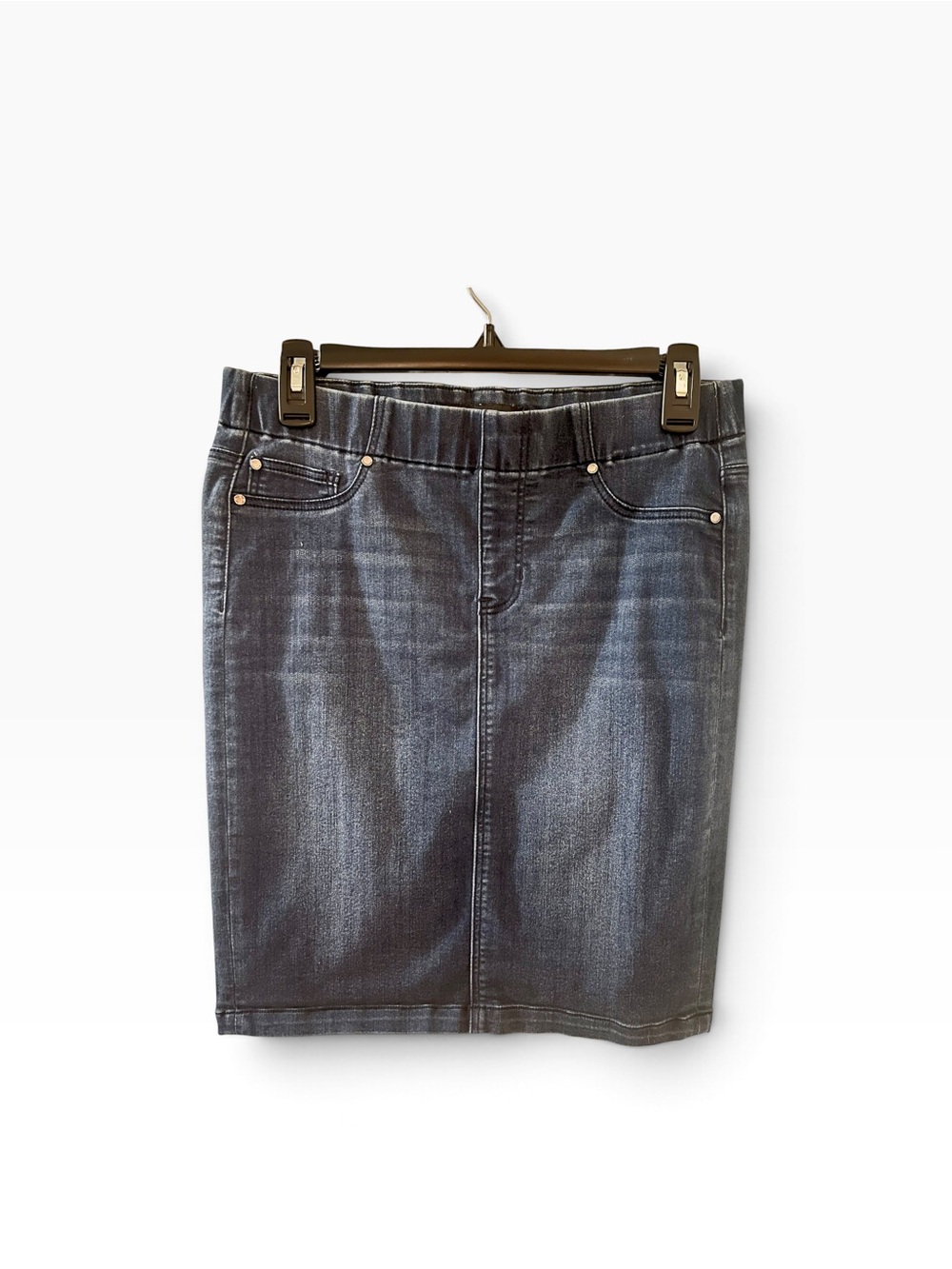 Liverpool Indigo Denim Pencil Skirt